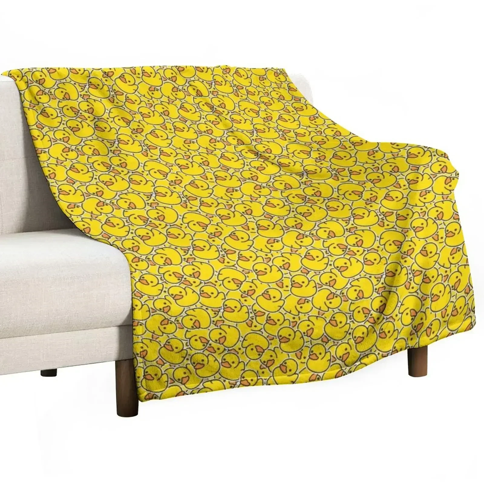 Luxury Bags Yellow - Gele Klassieke Rubberen Eend Dekbedovertrek Polar