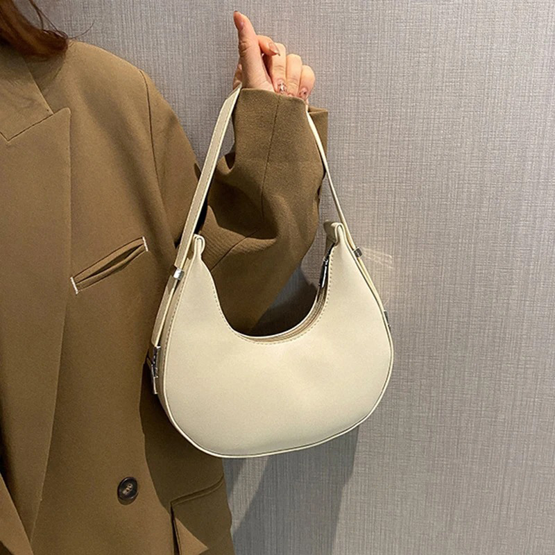 Luxury Bags Online - Dames onderarmtas Luxe PU lederen schoudertas