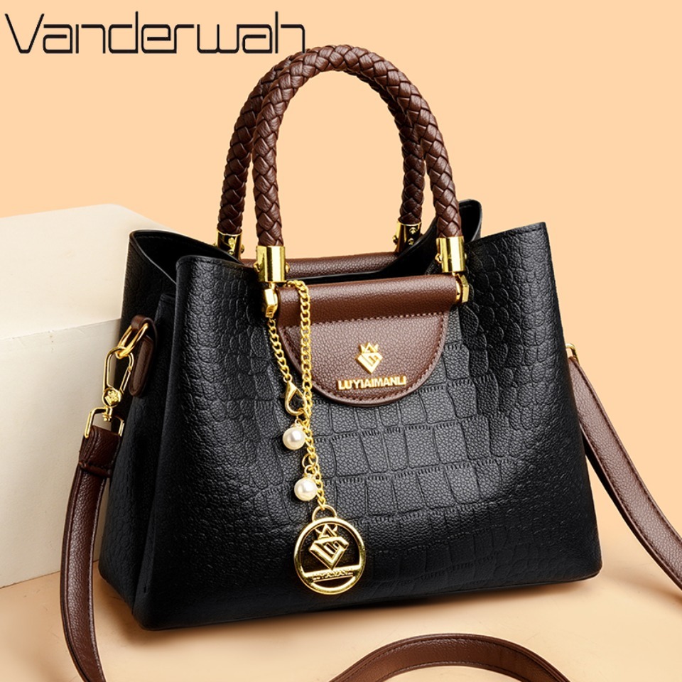Luxury Bag Collection - Geweven handvat Echt merk Hoge kwaliteit