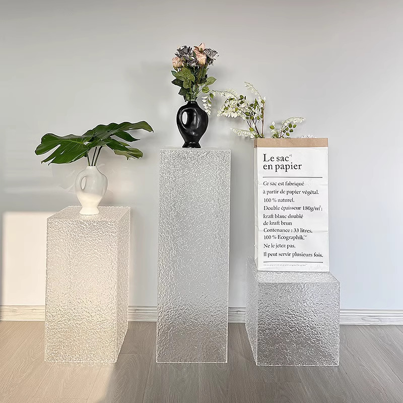 Luxury Bags In Store - Licht luxe kledingwinkel displayrek Potplantenrek Transparant