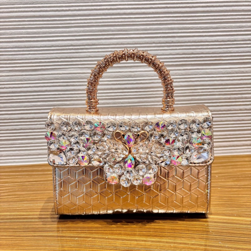 Luxury Bag Collection - Luxe glitter kristallen strass avondtasje Vintage