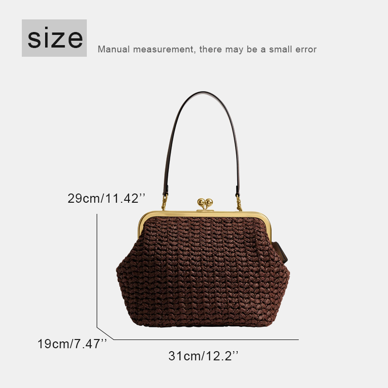 Handgeweven Kisslock Frame Sch - Luxury Bag Collection recensie en prijs