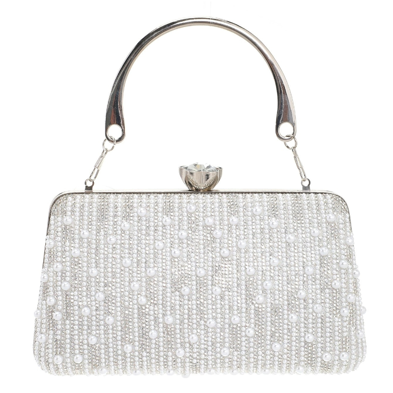 Formele zilveren avondtassen v - Luxury Bags Gold recensie en prijs