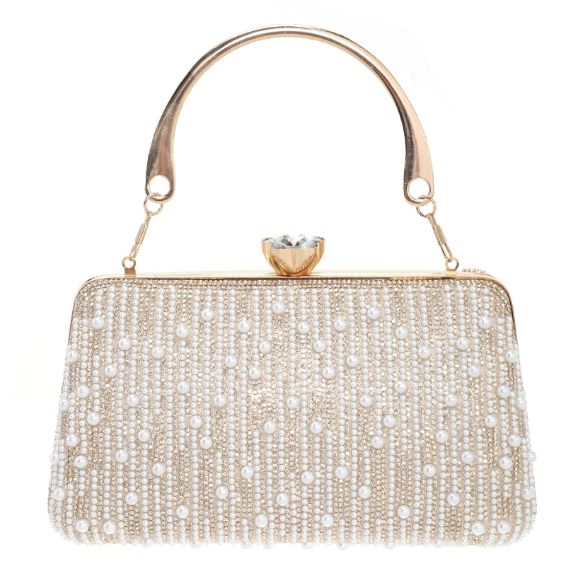 Formele zilveren avondtassen v - Luxury Bags Gold recensie en prijs