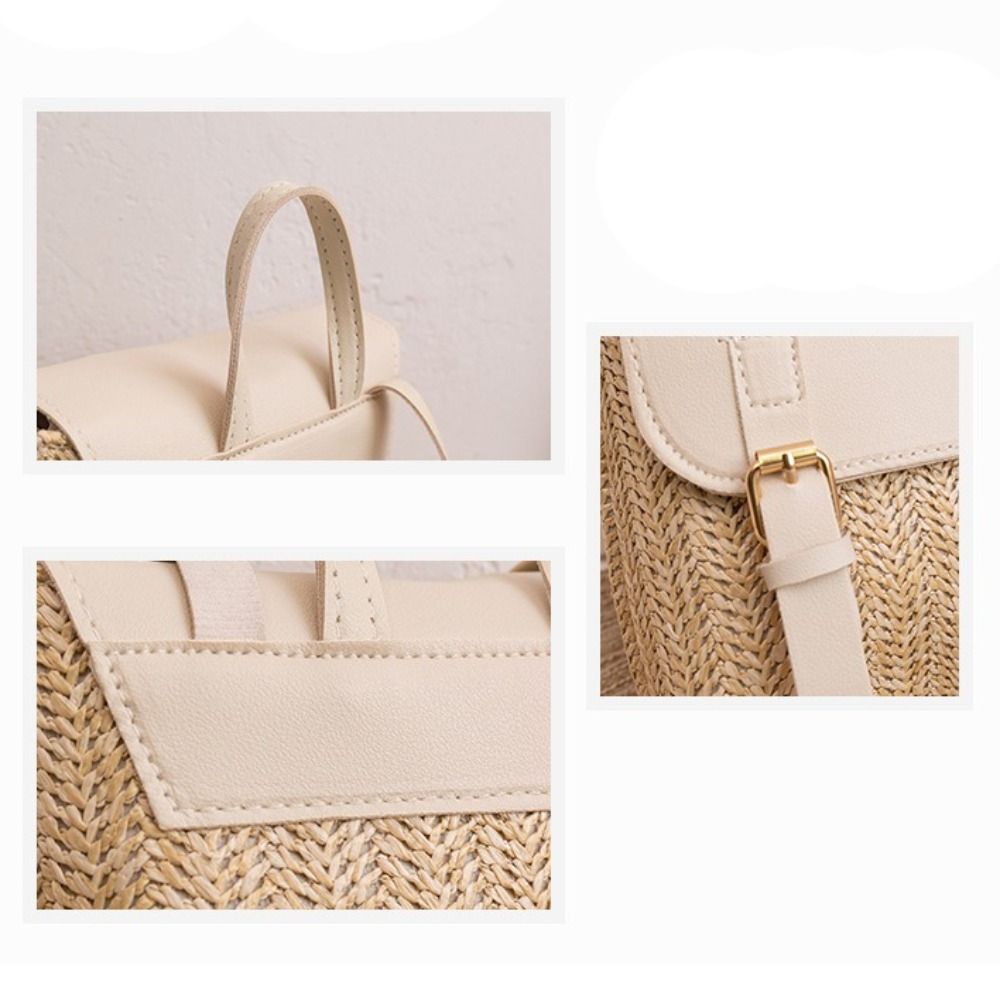 Trendy PU lederen stro rugzak  - Luxury Bags Trending recensie en prijs