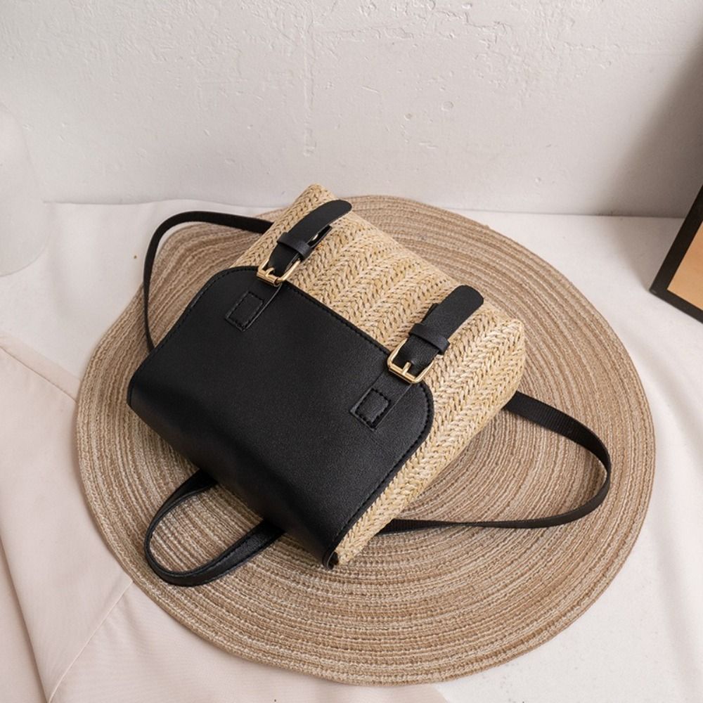 Trendy PU lederen stro rugzak  - Luxury Bags Trending recensie en prijs
