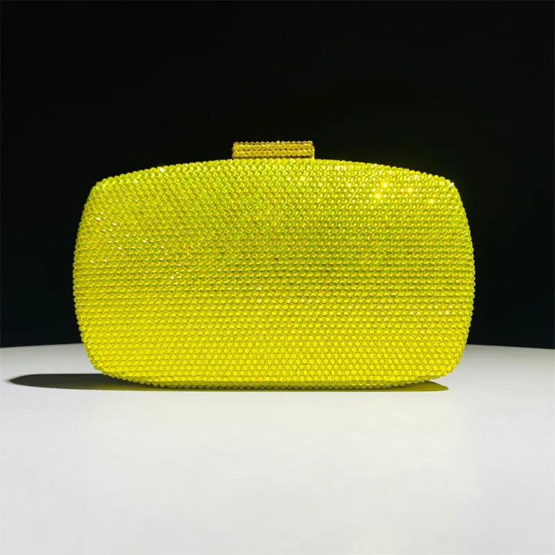 High End Luxe Strass Handtas D - Luxury Bags Yellow recensie en prijs