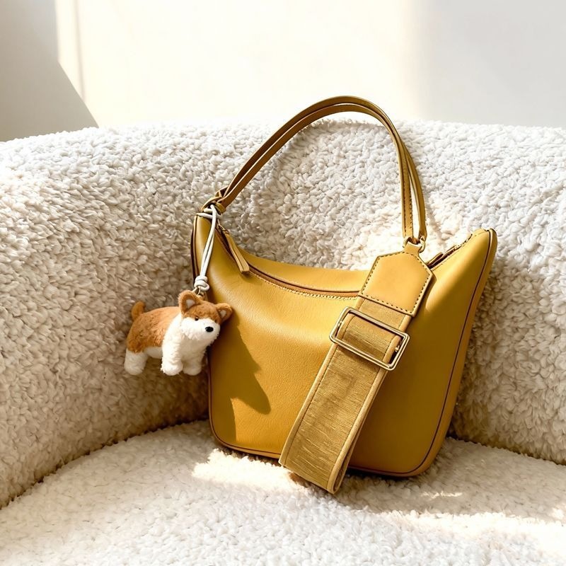 Gele draagbare dumplingtas Dam - Luxury Bags Yellow recensie en prijs