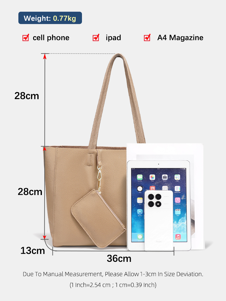 Zency Echt Lederen Grote Tote  - Luxury Bag Collection recensie en prijs