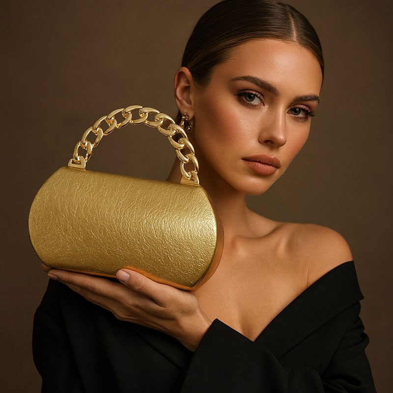 Luxe Gouden Metalen Gesp Box C - Luxury Bags Gold recensie en prijs