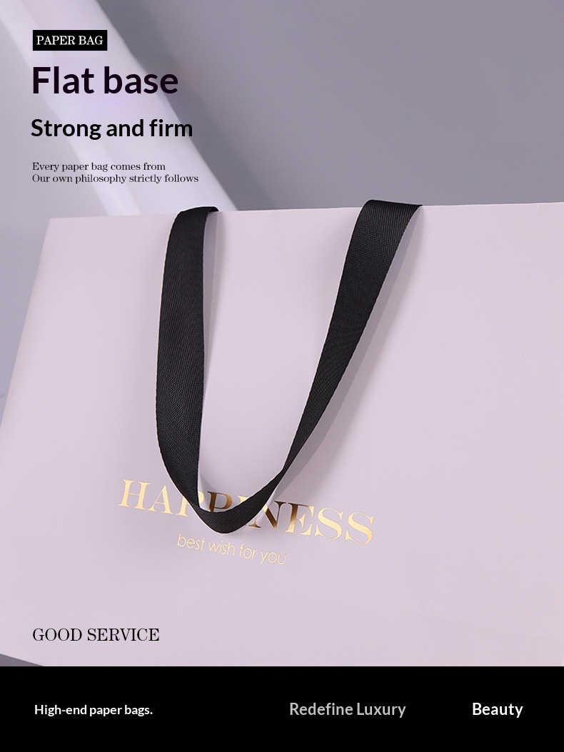 Luxe witte kartonnen papieren  - Luxury Bags In Store recensie en prijs