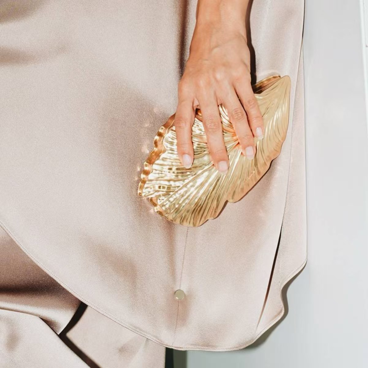 Luxe gouden mode-acryl blad me - Luxury Bags Gold recensie en prijs