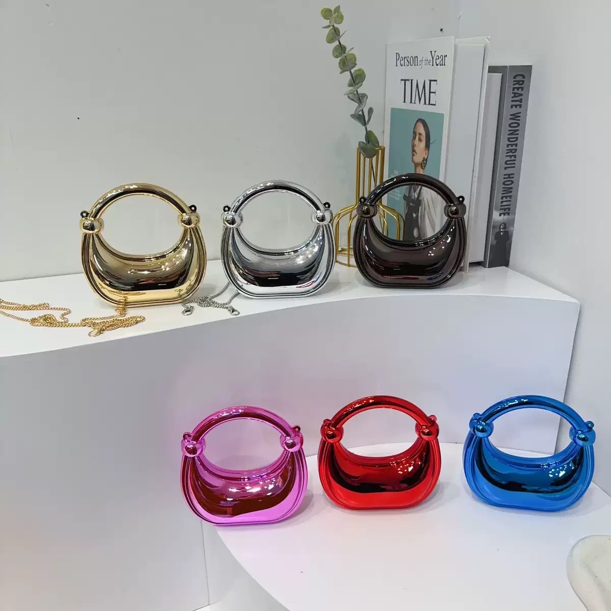 Mini gouden avondtasje portemo - Luxury Bags Online recensie en prijs