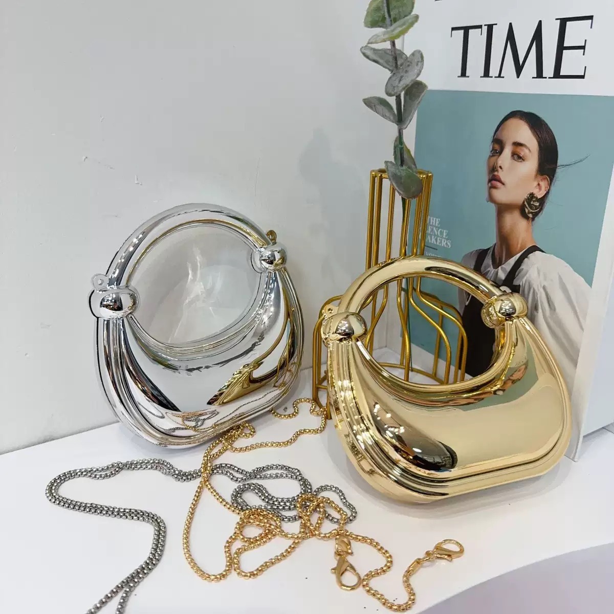 Mini gouden avondtasje portemo - Luxury Bags Online recensie en prijs