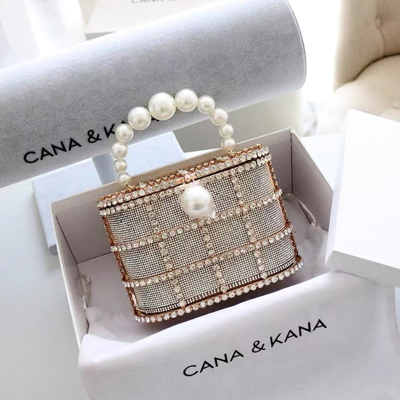 Hoogwaardige glitter dameshand - Luxury Bags Gold recensie en prijs