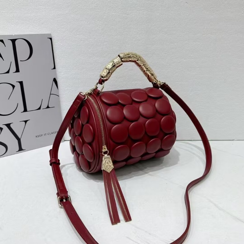 Retro leren handtassen met kno - Luxury Bags Youtube recensie en prijs