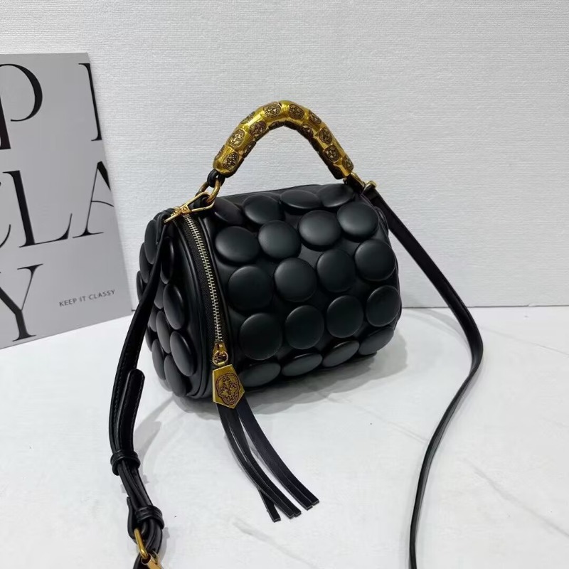Retro leren handtassen met kno - Luxury Bags Youtube recensie en prijs