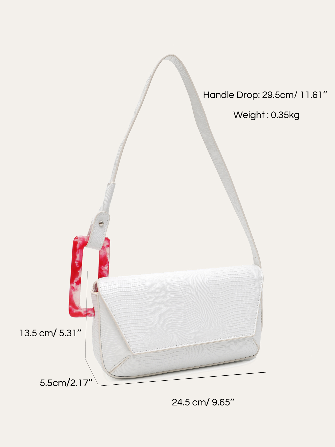 CR Grote Vierkante Gesp Geploo - Luxury Bags Vegan Leather recensie en prijs